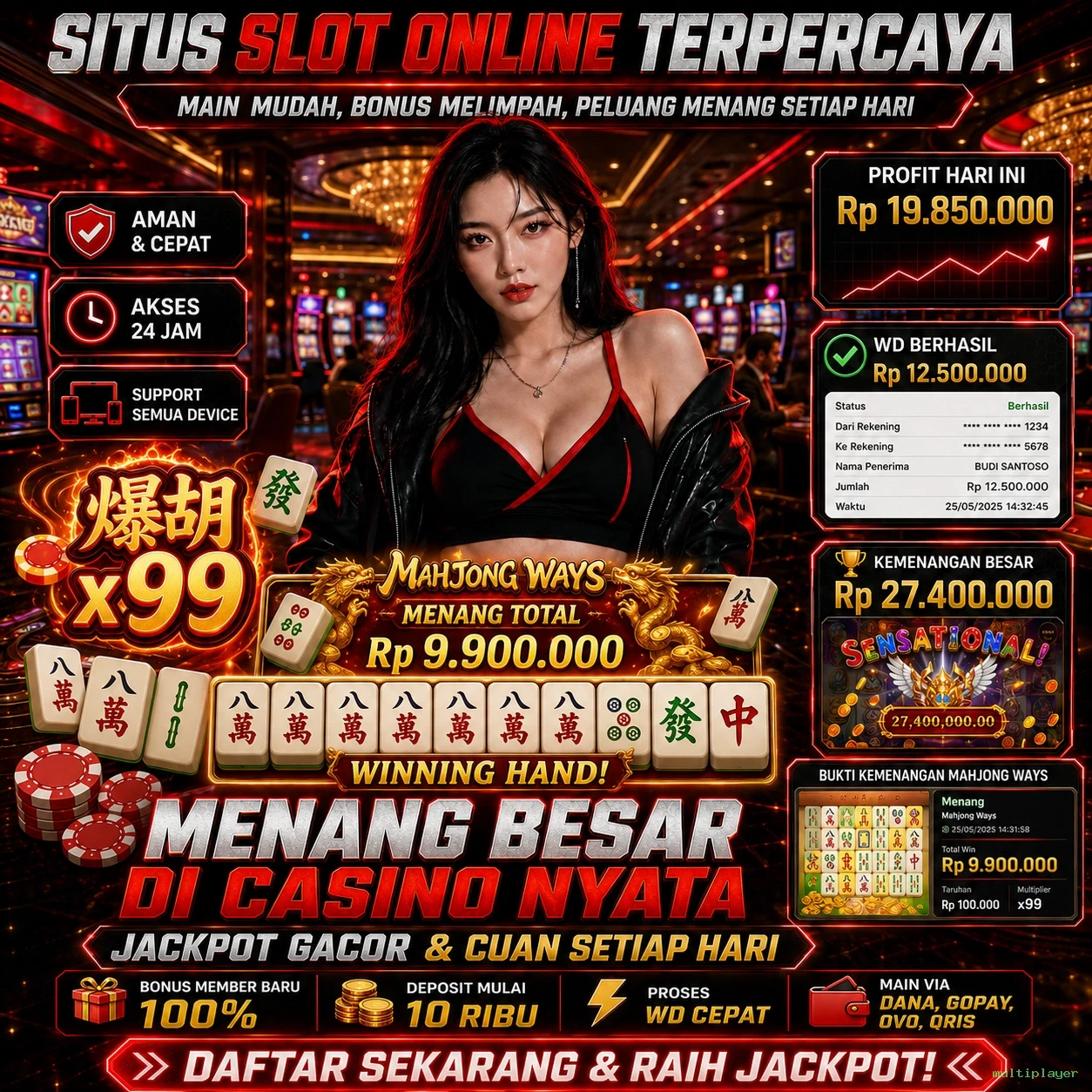 Cara Mendaftar dan Verifikasi Akun di multiplayer