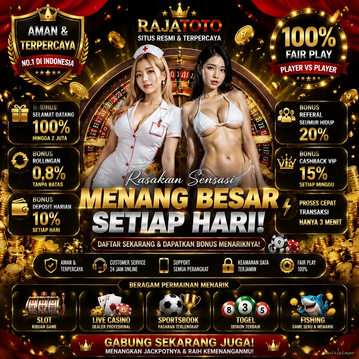 multiplayer Dukungan Pelanggan